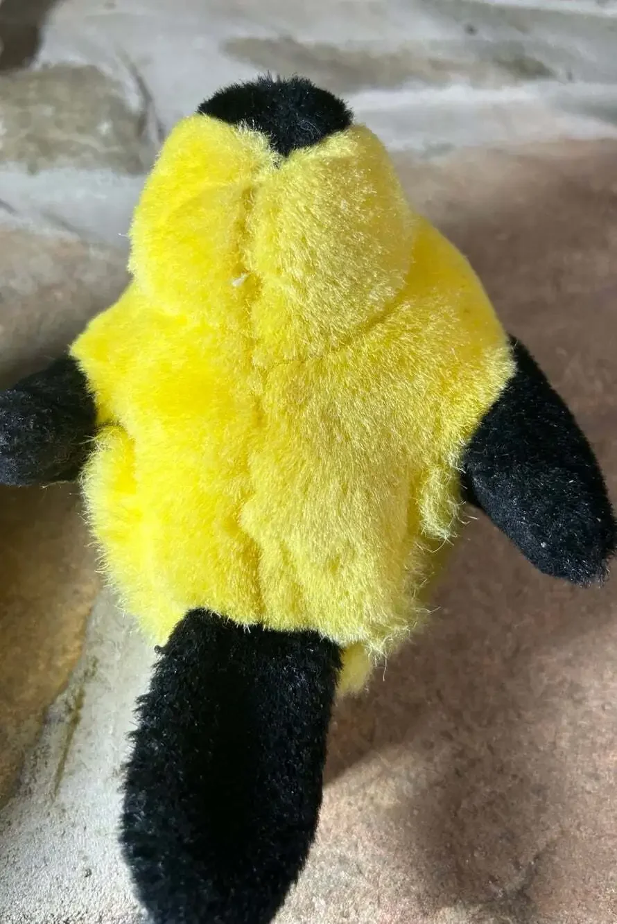 Goldfinch Plush K&M Toys Black and Yellow bird